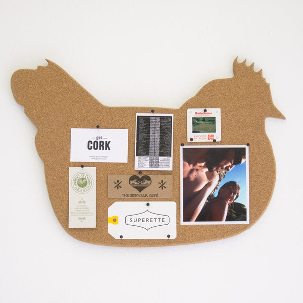 Chicken Cork Pinboard