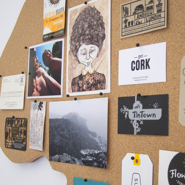 Africa Cork Pinboard