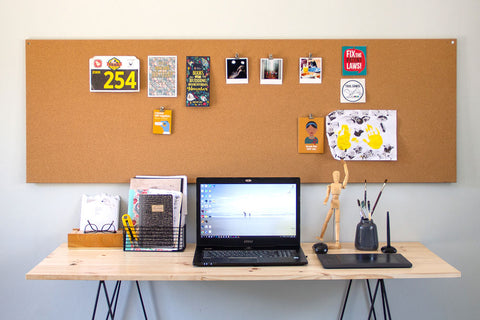 Pinboards Typo Large Cork Pinboard | Custom Sizes Up To 1800mm | Get Cork Cape Town