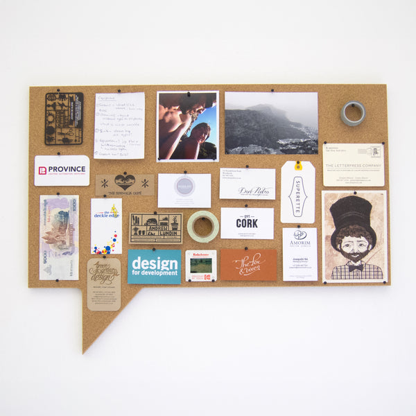 Speech Bubble Pinboard - Rectangle